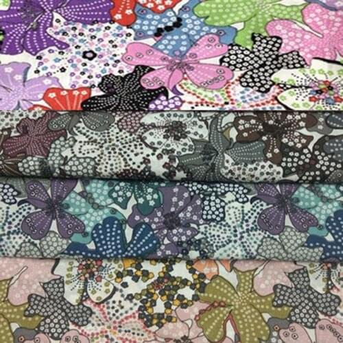 50x145cm Colorful rainforests World Cotton Patchwork fabric home Textiles Cotton Poplin fabric for sewing 100% cotton fabric