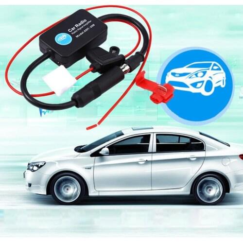 Car FM Radio Signal Amplifier Car FM Amplifier Ant - 208 Car Radio Signal Amplifier with 3M sticker