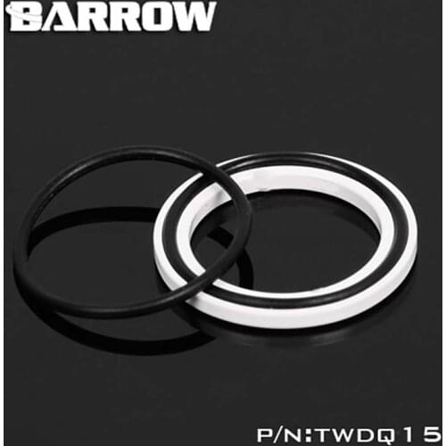 Barrow TWDQ15 Miniature reduced thread Washer,Black/Silver/White,water cooler fitting heatsink gadget