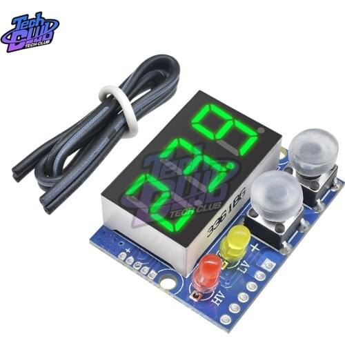 LED Digital Display Voltmeter meter Voltage Buzzer Alarm Lipo Voltage led Indicator Tester For RC Car Battery Boat DC 0-99.9V