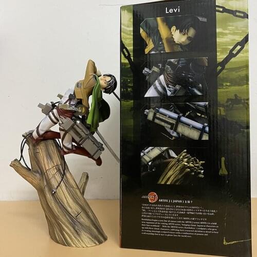 Attack on Titan Levi Ackerman Action Figure Collectible Model Toys Doll
