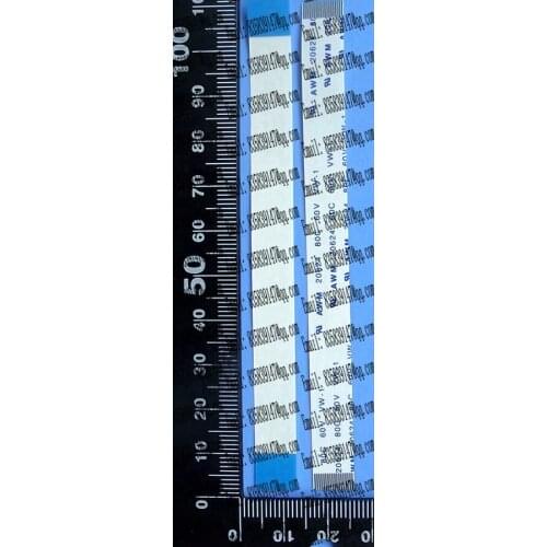 Flexible Flat Cable FFC 0.5pitch-18pin-110mm coplanar A-type ROHS for TTL LCD DVD Computer