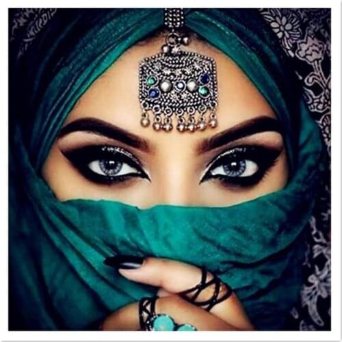 Diy Diamond Painting Masked Beauty Picture Handmade Gift Embroidery Women Mosaic Diamond Art Home Decor Gift