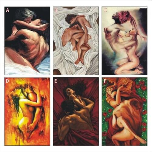 5D Crazy Oil Painting DIY Diamond Painting Embroidery Square Diamond Cross Stitch Set Mural Bedroom Becoration Painting LY08