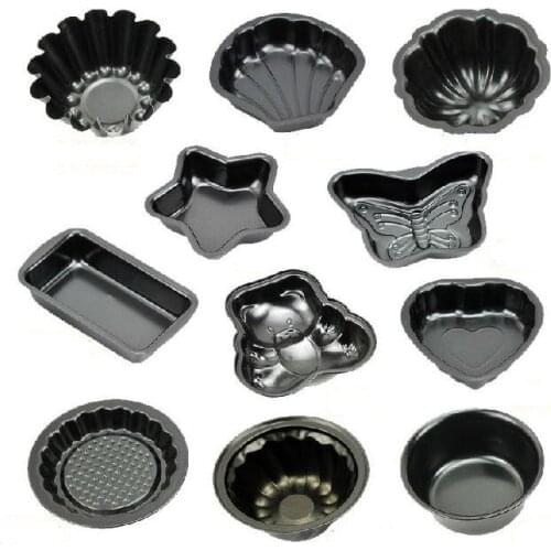 Creative Cute Cartoon Cake Tools 3 pcs Non Stick Cake Mold Bakeware in Cake Decorating Tools Fondant Molds Free Shipping