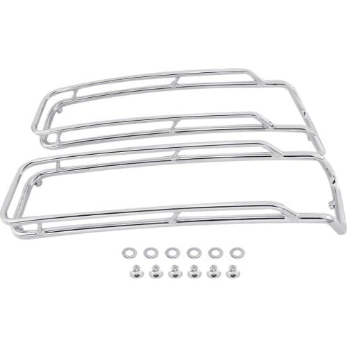 Motorcycle Saddlebags Lid Top Rail Guard For Harley Touring Road King Street Glide 94-13