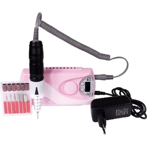 24W Electric Nail Drill Set 30000rpm Rechargeable Portable Nail Drill Machine Set Acrylic Nail File Cordless Pedicure Kit