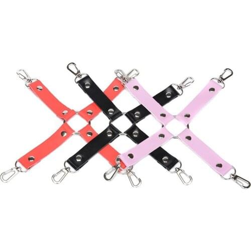 Handcuffs Footcuff Cross Buckle Tied Sex Toys Bdsm Bondage Shackles Restraints Fetish SM Games Flirting Sex Tools for Couples