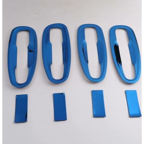 Stainless Steel Door Handle Door Bowl Cover Trim for Toyota Land Cruiser Prado 150 2010 2011 2012 -2018 J150 LC150 Accessories