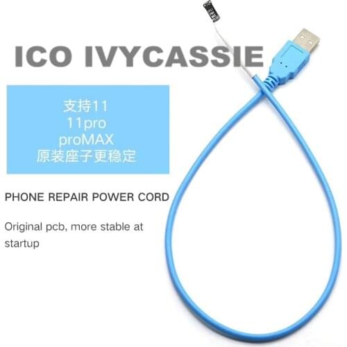 IBoot Simple Boot Line For iPhone 11/11 Pro/11 Pro Max Power On Cable Battery Test DC Power Supply Test Cable for iBoot Box