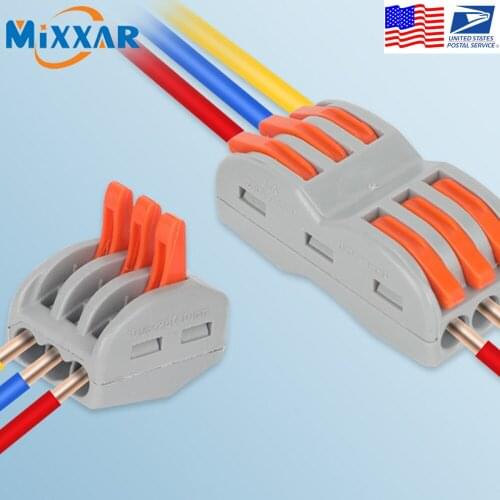 ZK20 Dropshipping PCT-212-218 Home Universal Cable Wire Connectors 222-418 Type Fast Connection Terminal Wiring Terminal Block