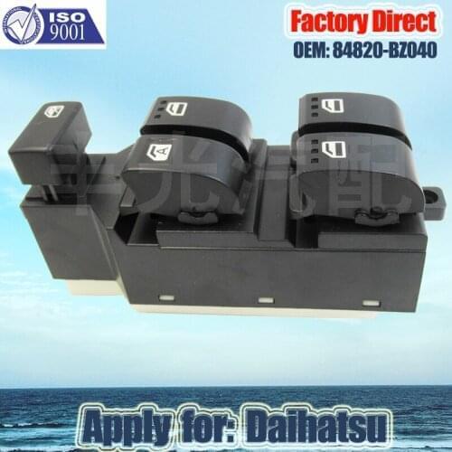 Factory Direct Auto Power Master Window Lifter Switch Apply for Daihatsu Toyota Avanza 84820-BZ040 Front Left Side 12Pins