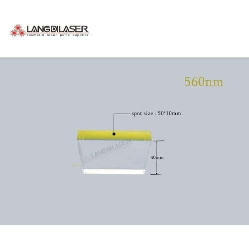 Size : 50*10*40 / spot size : 50*10 / wavelength : 560nm ~1200nm / ipl filters / EPL filter / IPL-Laserfilter 640nm