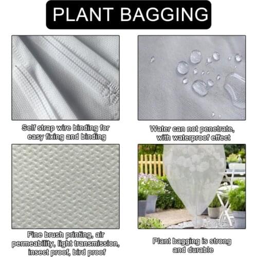 Garden Netting Plant Insect-proof Net Bag 5pcs Potted Nursery Fruit Tree Flowers Protection Insect-proof And Bird-proof Cover