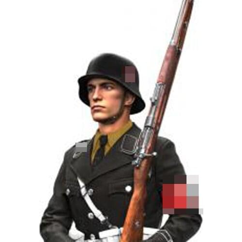 1/16 World War II soldier officer, 1939, huge comparison, Resin Model Soldier GK, military theme, Unassembled and unpainted kit