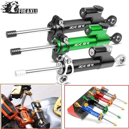 Motorcycle Steering Damper Stabilizer Linear Reversed Safety Control For Kawasaki Ninja ZX-9R ZX900 1998-2003 ZX9R ZX 9R 9 R 900