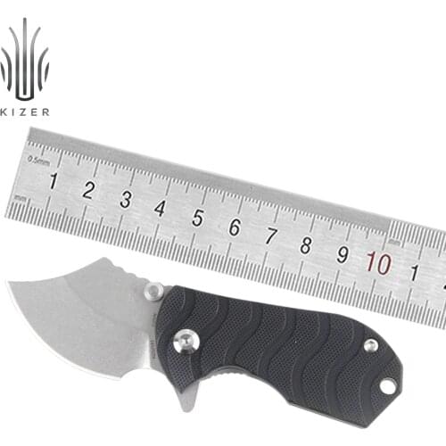 Kizer mini titanium knife Flip Shank KI2521A1 1.9 inch blade pocket knife 2020 new small edc knife