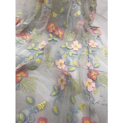 Tulle Lace Fabric High Quality SYJ-328815 Fashion Fabric French lace Fabric