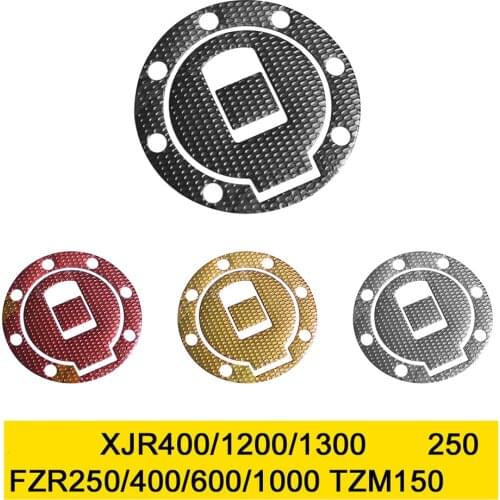 Motorcycle Carbon Fuel Gas Oil Cap Tank Pad Protector Sticker for YAMAHA TZM150 XJR400 XJR1200 XJR1300 FZR125 FZR250 FZR600