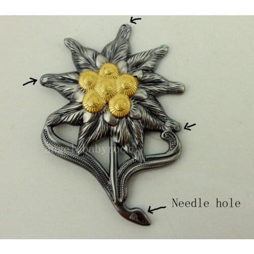 WWII WW2 MILITARY GERMAN SNIPER CAP BADGE GERMAN ARMY EDELWEISS BADGE military Store