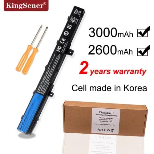 KingSener Korea Cell A31N1319 A41N1308 Battery for ASUS X451 X551 X451C X451CA X551C X551CA X551M X551MA A31LJ91 0B110-00250100