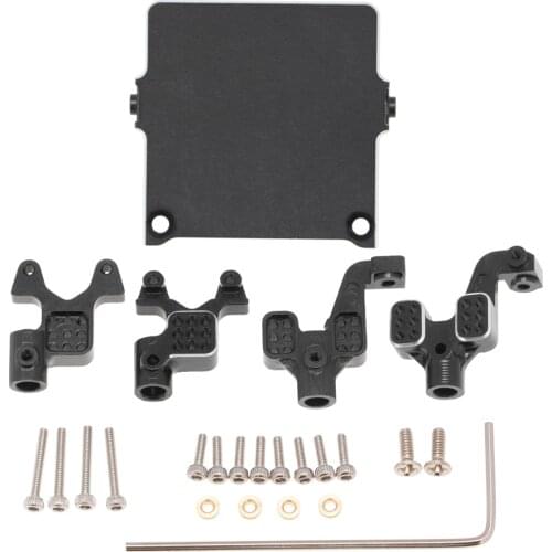 Aluminum Alloy Front & Rear Shock Absorber Racks Set Universal for Axial SCX24 1/24 RC Car Accessories