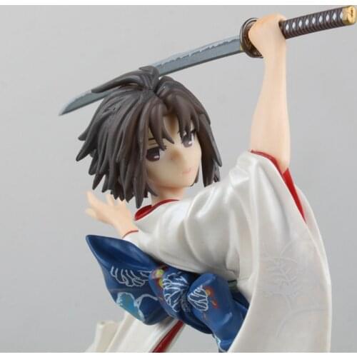 Anime Kara No Kyoukai The Garden of Sinners Ryougi Shiki Action Figure PVC kimono Model Collectible Doll Toys Gift