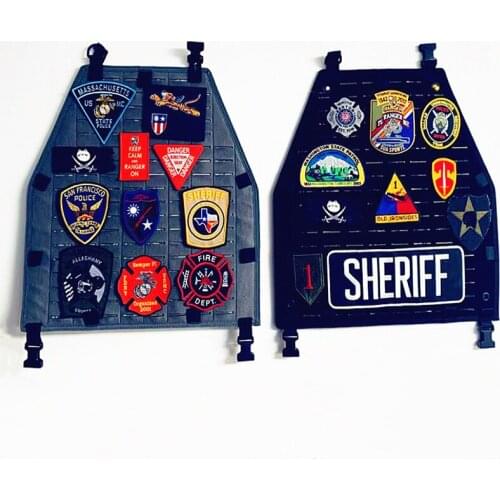 Car Seat Extension Panel Vehicle Seat Back Velcro Storage DIY Embroidery PVC Patch Equipment Hypalon Fixed EDC Tool Display