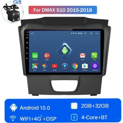 Car radio Android10 For Isuzu DMAX Chevrolet S10 2015 2016 2017 2018 Car Stereo Radio Player Quad-Core GPS Navigation WIFI DAB