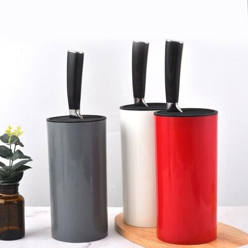 Kitchen Knife Holder Multi-functional Inserted Storage Stand Chef Ceramic Knife Scissors Cooking Utensils Knives Tools Organizer