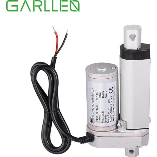 GARLLEN DC12V 750N Linear Actuator Motor 100/50mm Auto Linear Motor with Limit Switch For Car Bed Electric Equipment Door Opener