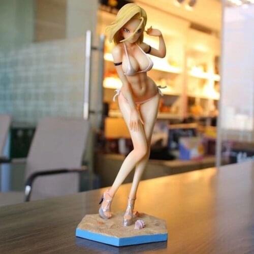 28CM Anime Android 18 Figure Japanese Anime Figure PVC Action Figures Toy Japanese Collectible Model Doll Gift