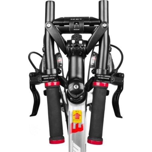 Mountain Bike Folding Handlebar Foldable Bicycle Crossbar Aluminum Alloy Cycling MTB Bar