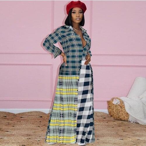 HHDMV Fashionable Shirt Dresses