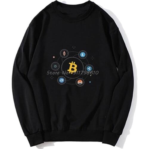 Bitcoin Cryptocurrency Art Love Support hoodies Graphic Men Vintage Men Hoodie Spring Autumn Sweater Streetwear Harajuku