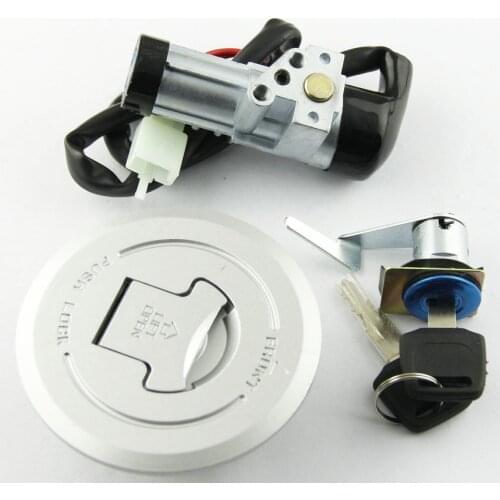 Fuel Tank Cover Cap Lock With Ignition Switch Lock FOR HONDA CBF125 35010-KWF-950