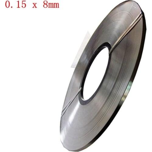 0.15 x 8mm 1KG Battery Spot Welding Machine Welder Equipment Nickel Plated Steel Strap Strip Sheets