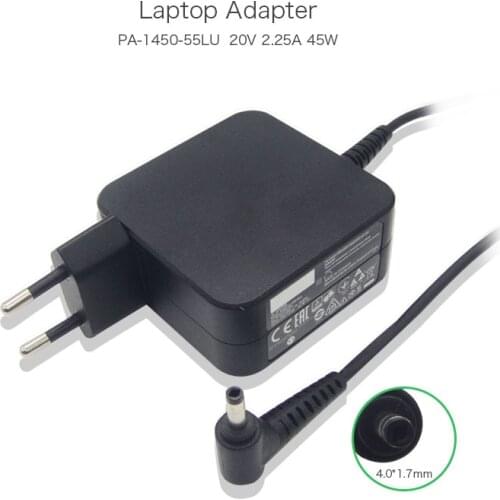Genuine 20V 2.25A 4.0*1.7mm 45W EU plug Laptop Adapter For Lenovo Ideapad 310 Touch-15ISK PA-1450-55LU ADP-45DWC AC charger