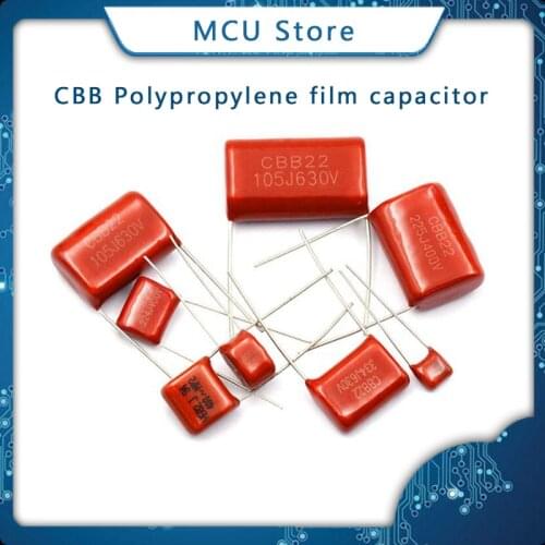 10PCS 100V471J 2000V104J 250V225J 250V475J 400V104J 400V684J 450V225J 450V105J 630V223J CBB Polypropylene film capacitor new