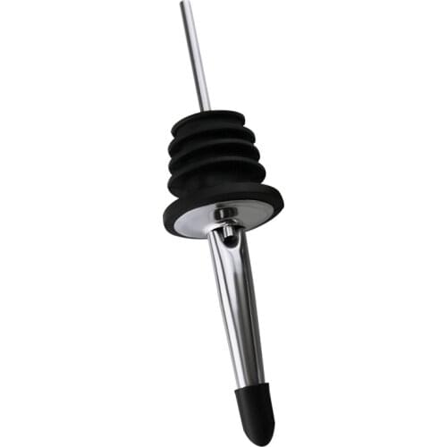 Stainless And Silicone Wine Pourer Olive Sunflower Oil Pourer Dispenser For Bartender Vodka Cocktail Beer Bottle Stopper 2pcs