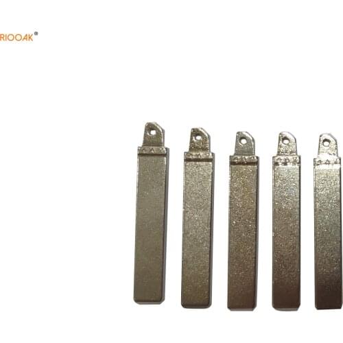 RIOOAK 10PCS RIOOAK Metal Blank Uncut Flip Remote Key Blade For Hyundai New Verna Kia New K5 Flip Folding Remote replacement