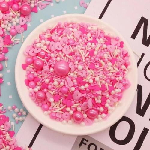 Edible Cake Decoration Food Colorings Pink Sprinkles Cake Decoration Tools Sugar Baking Ice Cream Cupcake Fondant For Cake