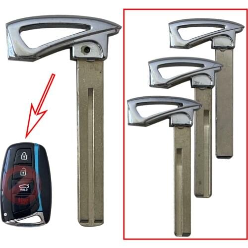 Replacement Smart Remote Key Blade For Hyundai New Santa EQUUS Gennis Emergency smart Insert Spare Key Blade