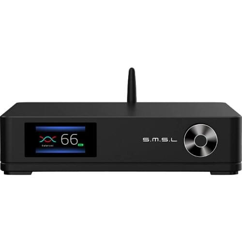 SMSL SA400 Hifi Power Amplifier 230W RMS *2 4Ω Bluetooth5.0 NJW1195 Super Bass Preamp Output APT-X XLR RCA With Remote Control