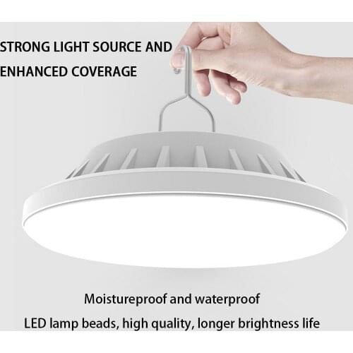 30/60/120W Lantern Bulb Hanging Solar Energy LED Night Light USB Rechargeable Outdoor Tent Save Energy Work Lamp Lighting Tools