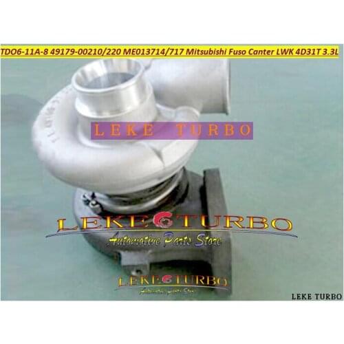 Turbo TD06 49179-00230 4917900230 49179 00230 ME013734 Turbocharger For Mitsubishi Fuso Truck Bus Canter Truck 4D31T Diesel
