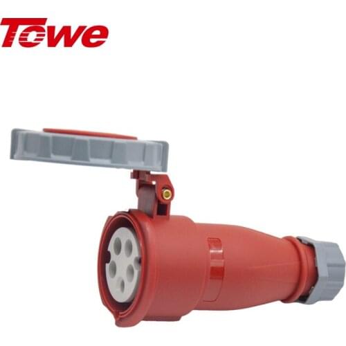 Towe Industrial Connector plug & socket 32A 3 4 5pins 3P+E Male and female set IP67 Waterproof