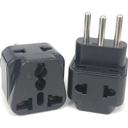 1PCS Universal 2 in 1 USA UK AUS Indian to Switzerland Adapter Plug (Type J)