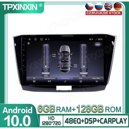 128G Android 10.0 For Volkswagen Passat 2016-2018 Car Multimedia Player GPS Navigation Headunit Radio Audio Stereo Tape Recorder