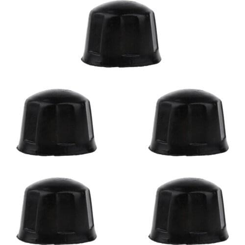 5pcs Rubber Tyre Valve Stem Dust Proof Valve Cover for Scooter Karting Trucks